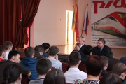 Встреча студентов и преподавателей с представителем космического центра «Южный» космодрома «Байконур»