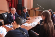 Встреча студентов и преподавателей с представителем космического центра «Южный» космодрома «Байконур»
