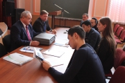 Встреча студентов и преподавателей с представителем космического центра «Южный» космодрома «Байконур»