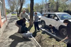 Субботник в ОрИПС