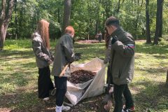 Субботник на территории санатория «Дубовая роща»