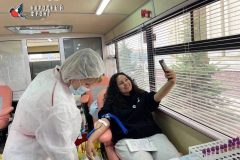 Студенты ОрИПС приняли участие в патриотической акции «Победа – у нас в крови»