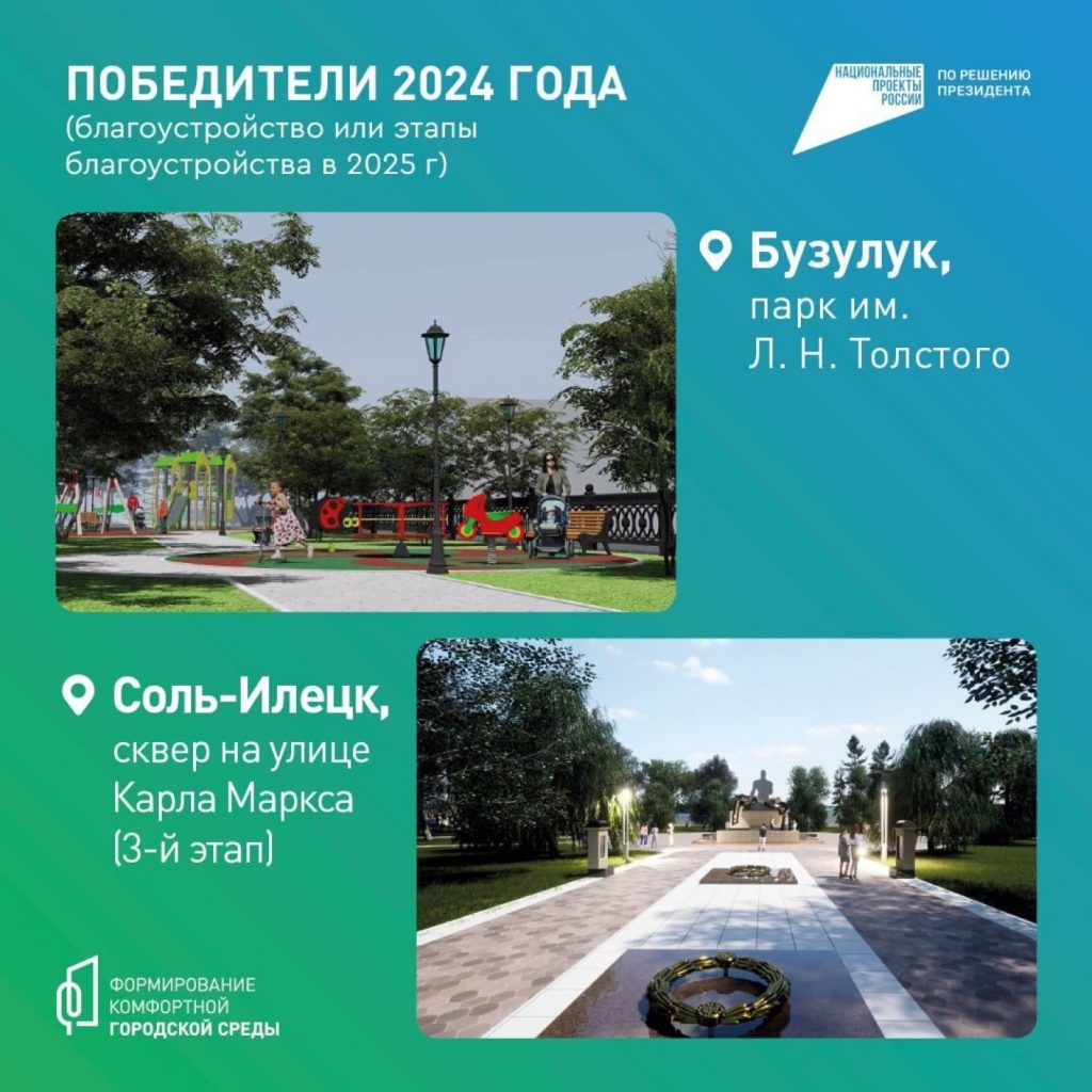 Голосование за комфортную городскую среду в Оренбургской области!