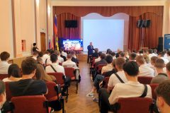 Лектор общества «Знание» для студентов ОрИПС провёл лекцию о патриотизме